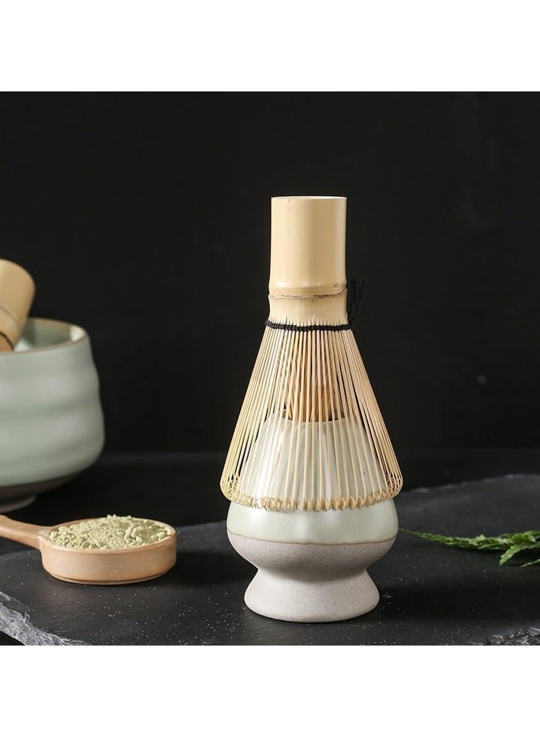 غينيا موجة مجموعة شاي ماتشا 7 قطع، مجموعة ماتشا Whisk، مجموعة وعاء ماتشا، مجموعة حفل ماتشا - Image 3