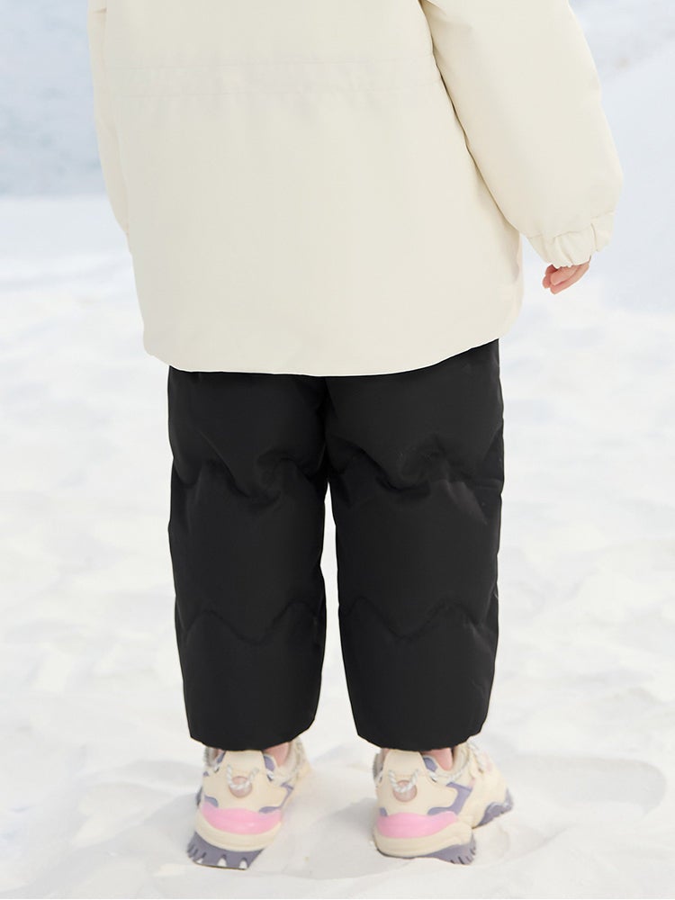 بالابالا بنطلون مبطن بلون موحد للبنات - Image 3