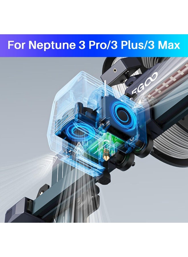 ELEGOO ELEGOO 3D Printer Extruder for Neptune 3 Pro3 Plus3 Max 3D Printer Fully Assemble DualGear Direct Drive Extruder ELEGOO Official 3D Printer Accessories  - Image 3