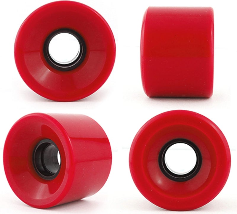 VJ Skateboard Truck and Wheel, 5.0 Skateboard Trucks 127mm Trucks w/Skateboard Cruiser Wheel 60mm, Skateboard Bearings, Skateboard Screws, Skateboard Riser Pads - Image 4