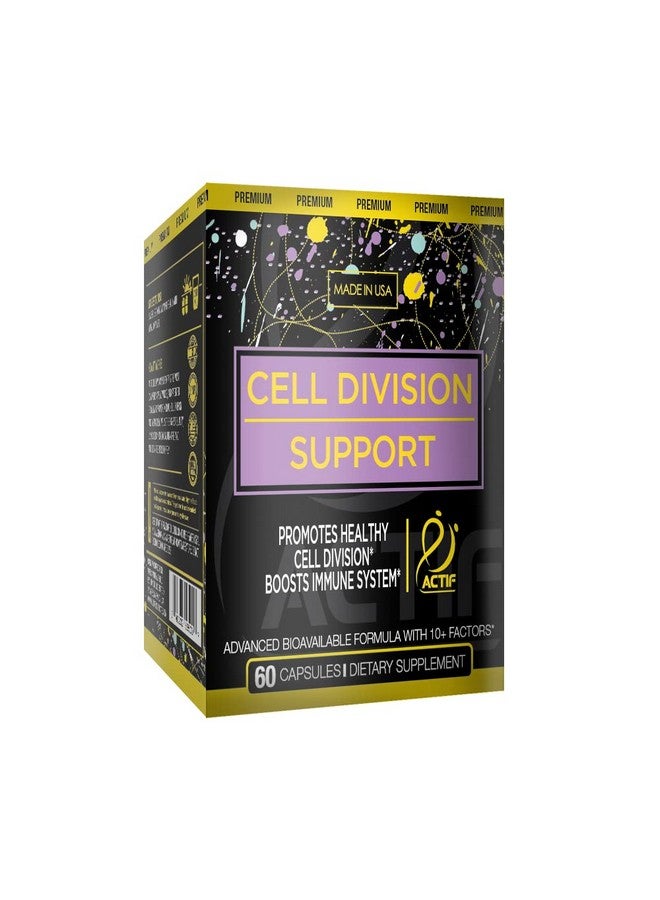 ACTIF Cell Division Support - Maximum Strength with 10+ Factors, Non GMO, 1 Month Supply, Made in USA - Image 4