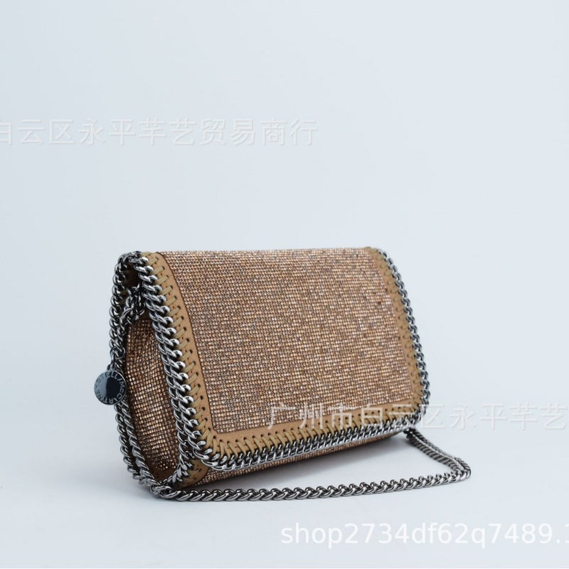 Women'S Bag Stella Chain Bag Advanced Rhinestone Bag Fashion Shoulder Bag Niche Handbag Messenger Bag - Image 2