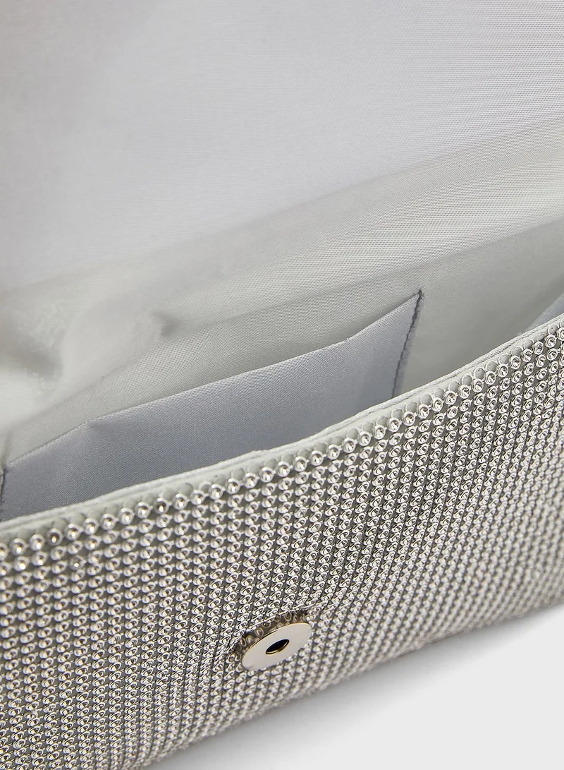 Namshi x Diamante Tassle Clutch Bag