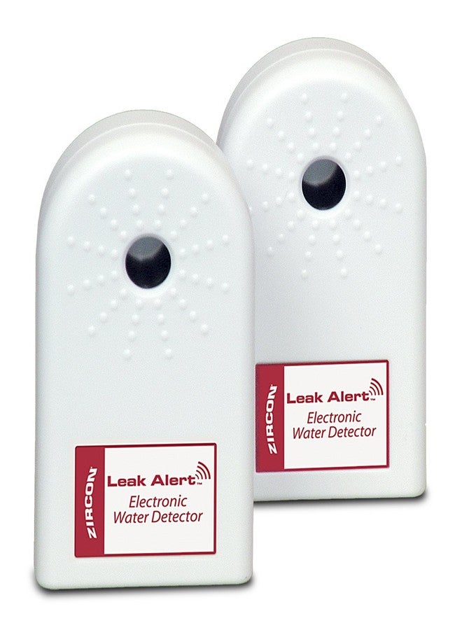 Zircon Leak Alert Electronic Water Detectors Bonus Pack, Batteries Not Included, 2-Pack - Image 1