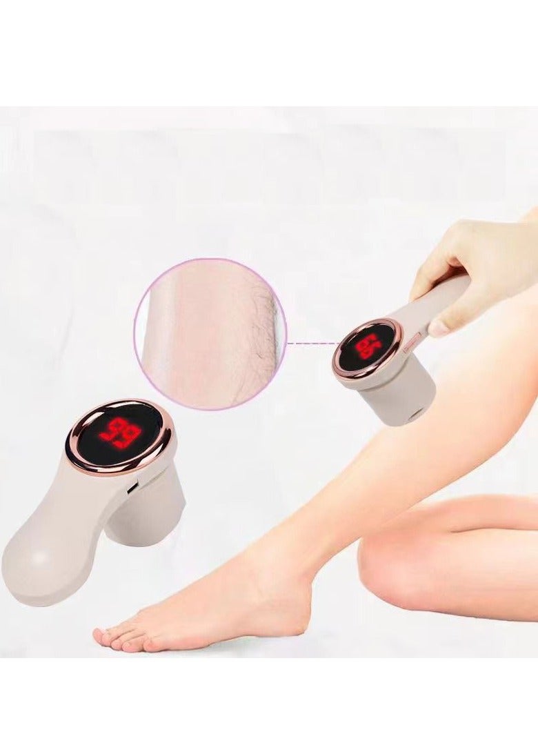 Painless Body Hair Removal Machine with Foot Heel Smoother – USB Rechargeable with Speed Control - Image 2