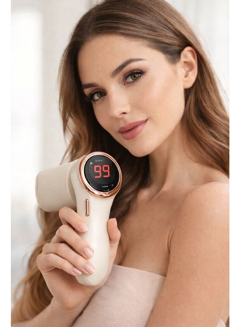 جهاز إزالة شعر الجسم بدون ألم مع ملمع كعب القدم – ماكينة إزالة الشعر الكهربائية قابلة لإعادة الشحن عبر USB، مزودة بتحكم في السرعة، مناسبة لجميع مناطق الجسم بما في ذلك الساقين، الذراعين، الإبط، الكعب، وحساسة البشرة، محمولة وسهلة الاستخدام للمنزل والسفر، آمنة وفعالة لجميع أنواع البشرة، إزالة شعر سريعة ودقيقة، جهاز متعدد الوظائف للعناية بالجسم والبشرة، أداة تجميل أساسية للنساء والرجال، تصميم عملي ومريح للاستخدام اليومي والمناسبات الخاصة - Image 1