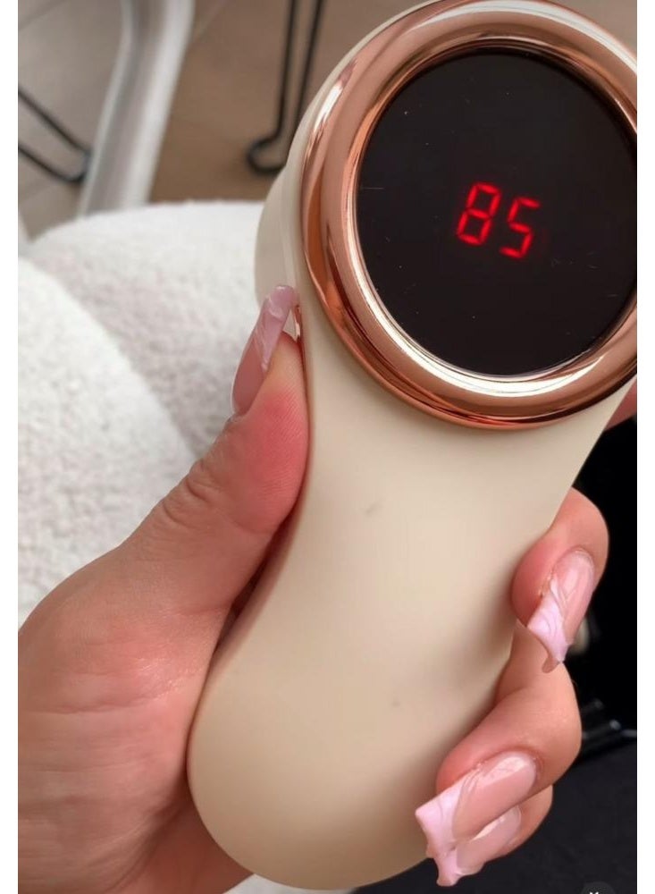 جهاز إزالة شعر الجسم بدون ألم مع ملمع كعب القدم – ماكينة إزالة الشعر الكهربائية قابلة لإعادة الشحن عبر USB، مزودة بتحكم في السرعة، مناسبة لجميع مناطق الجسم بما في ذلك الساقين، الذراعين، الإبط، الكعب، وحساسة البشرة، محمولة وسهلة الاستخدام للمنزل والسفر، آمنة وفعالة لجميع أنواع البشرة، إزالة شعر سريعة ودقيقة، جهاز متعدد الوظائف للعناية بالجسم والبشرة، أداة تجميل أساسية للنساء والرجال، تصميم عملي ومريح للاستخدام اليومي والمناسبات الخاصة - Image 5