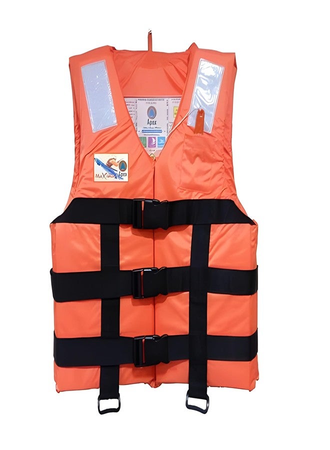A. SHARIF Maxima Professional Life Jacket for Adults - 150N High Buoyancy | Type III PFD | Adjustable Fit | Waterproof Safety Vest for Boating, Swimming, Kayaking & Fishing - Image 1