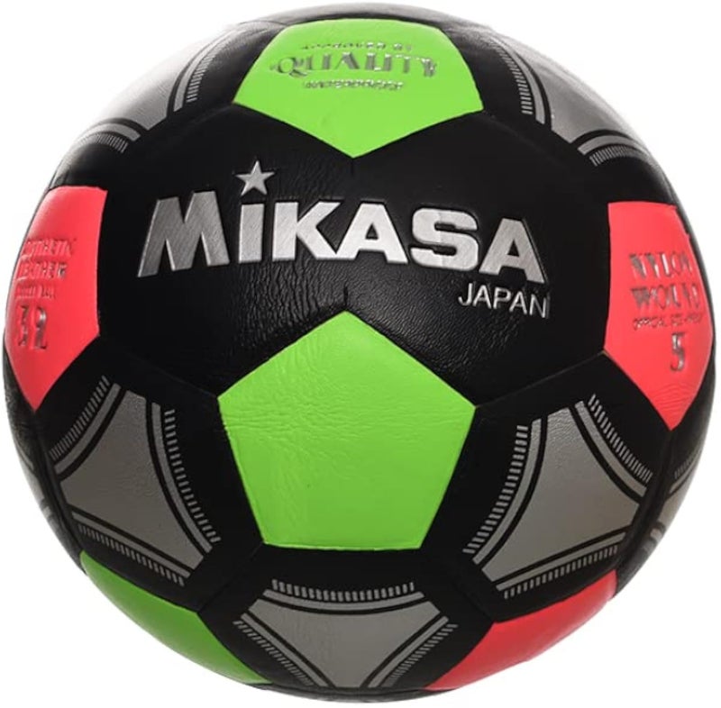Mikasa nylon wound water proof ball ,moisten needle inflate 0.06-0.07 lbs, size 5 - multi color