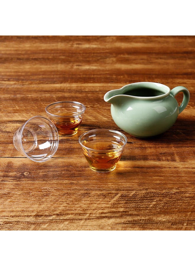 Jiamo Aviation Cups 80 Pieces, Disposable Tea Cups 60ml, Thick Plastic Small Wine Gl, Transparent For Tasting, Drinking Tea, And Alcohol - Image 3