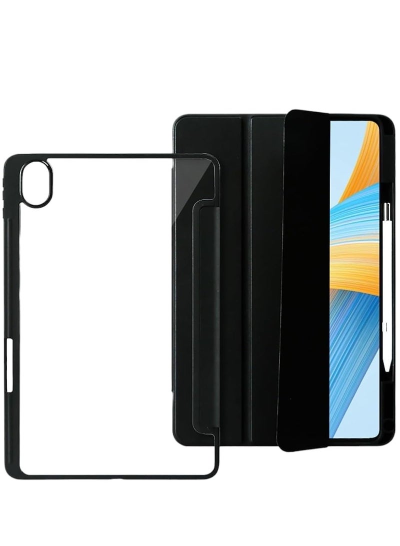 EVO ybrid Case Compatible with Huawei Matepad 11.5inch 2025 Cover, Multi-Angle Stand Flip Hard PC Case with Pen Holder Protective Stand Cover Compatible with Huawei Matepad 11.5 s “2025 (Black  - Image 1