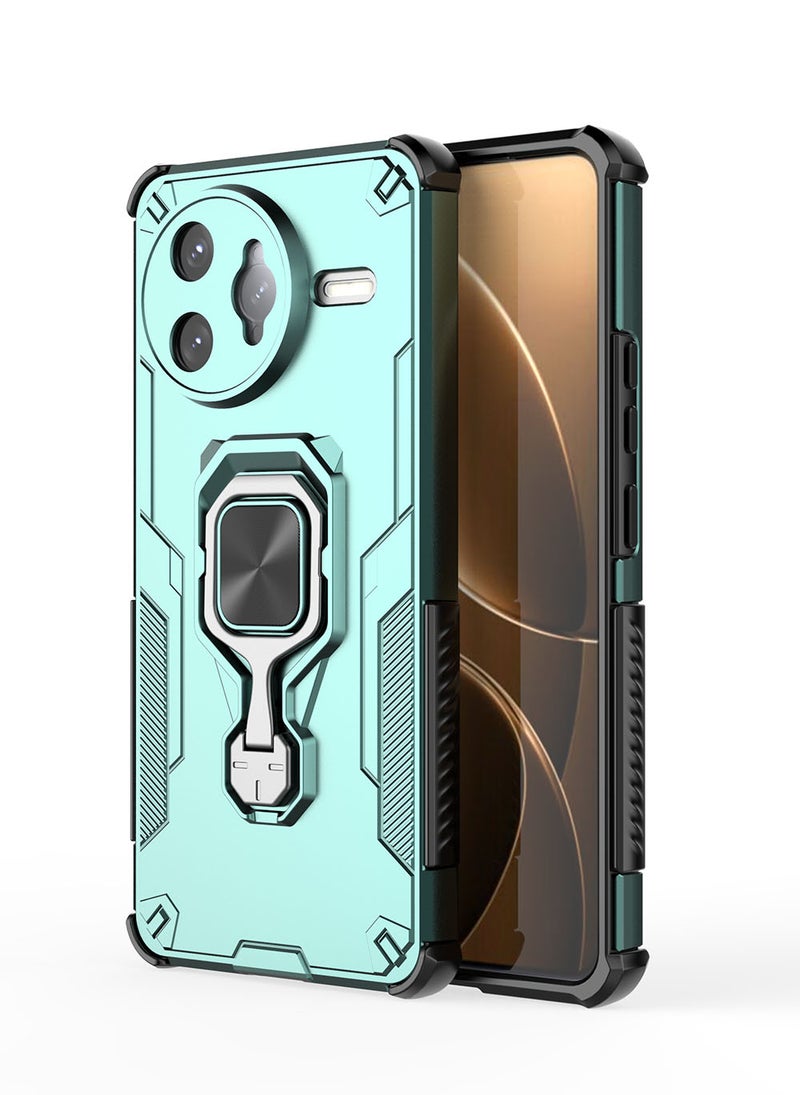 Case for Xiaomi Poco F7 Ultra / Redmi K80 Pro with Kickstand, PC+TPU Dual-Layer Hybrid Protection Back Cover,Green - Image 1