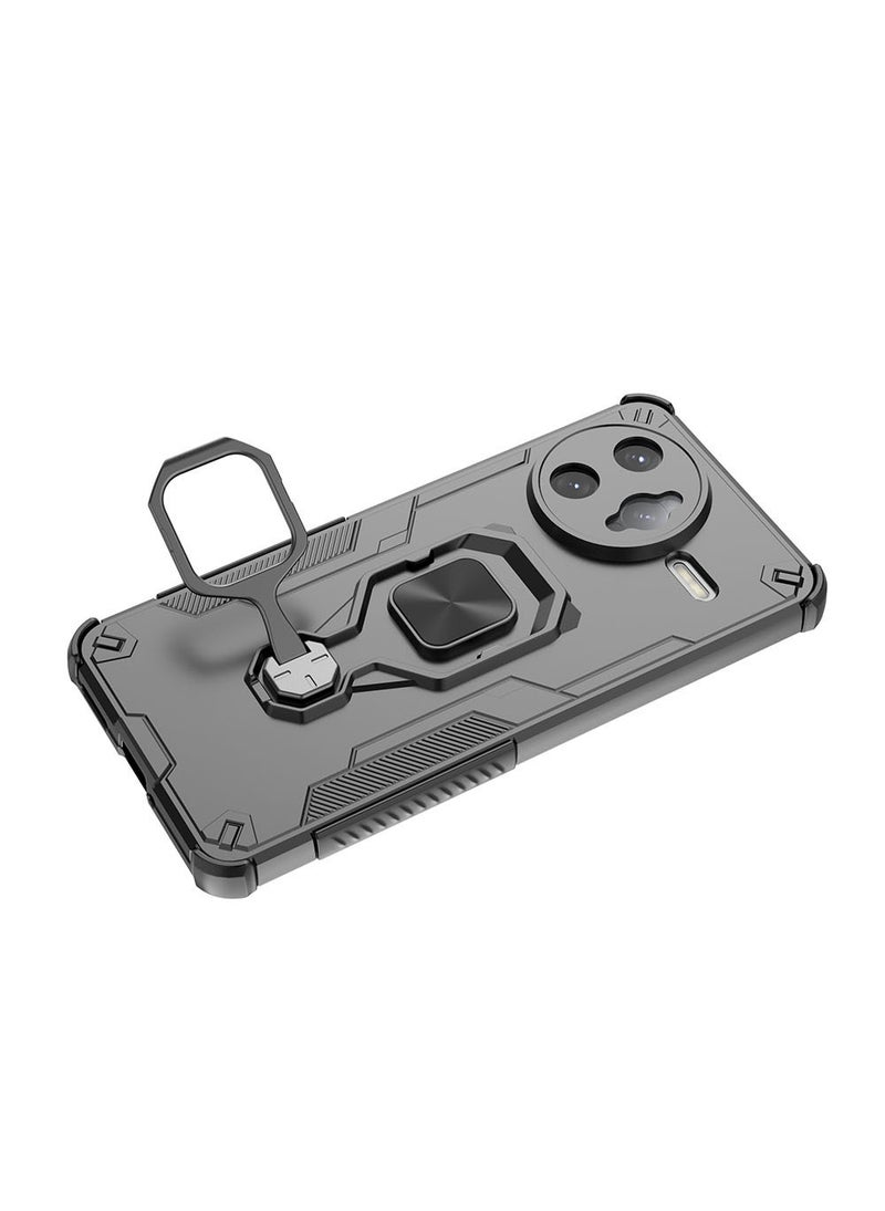 Case for Xiaomi Poco F7 Ultra / Redmi K80 Pro with Kickstand, PC+TPU Dual-Layer Hybrid Protection Back Cover,Green - Image 5