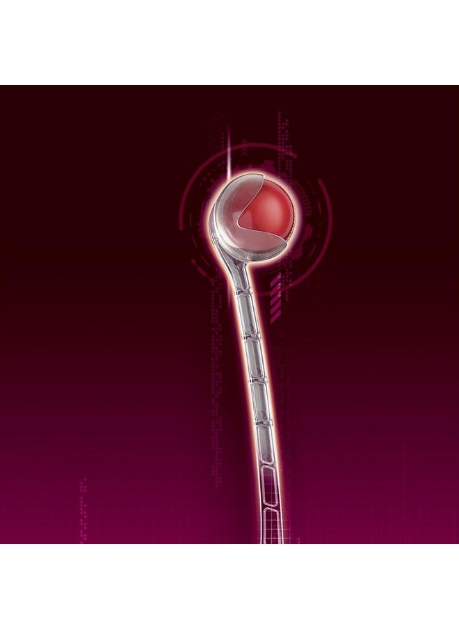 omtex Sidearm Elite Cricket Ball Thrower- Long Handle With Batting Practice Sidearm Ball Thrower (Pink)  - Image 3