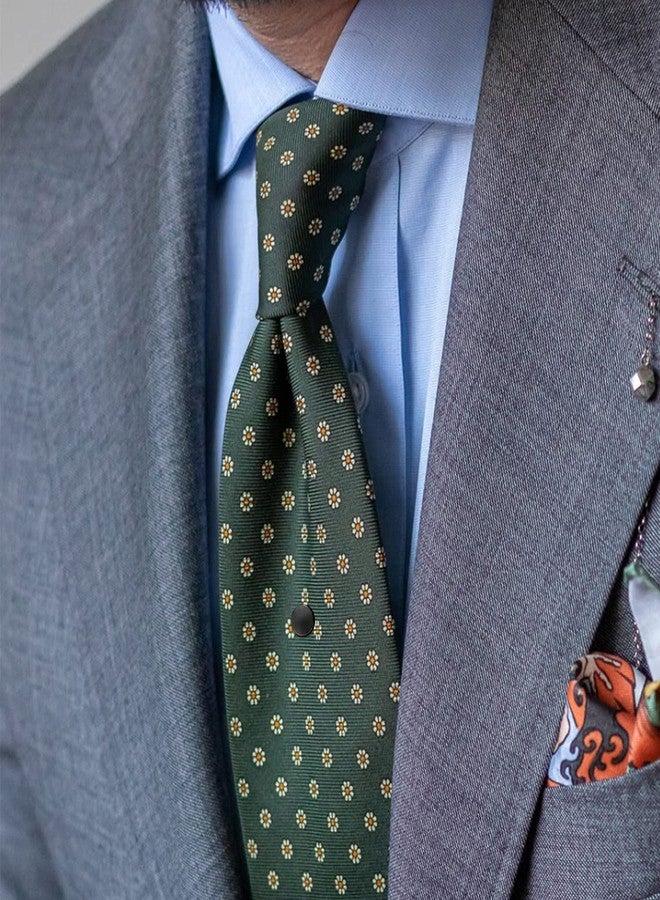 HAWSON Classical Tie Tacks Pins in a Gift Box for Mens - Gunmetal - Image 2