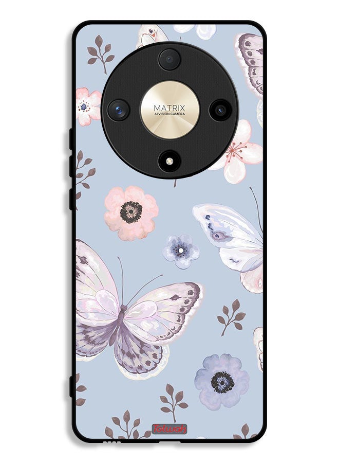 Tolwak Honor X9b Protective Case Cover Butterflies And Flowers - Image 1