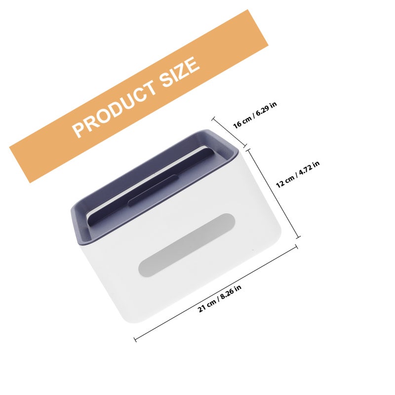 2pcs Tissue Dispensers Desktop Storage Cases Remote Controller Organizers Phone Holders - Image 2