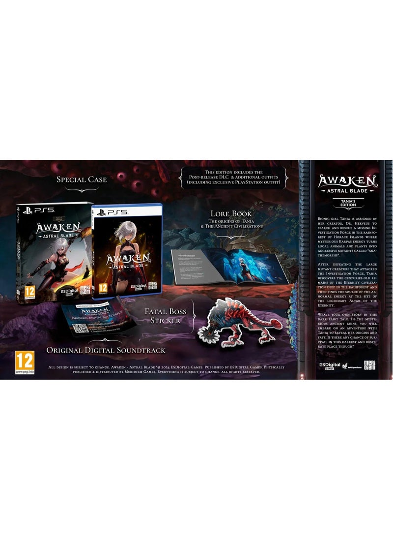 Awaken Astral Blade PS5 – 2D Action Platformer with Dark Fantasy Themes