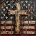 KTHOFCY 5D DIY Diamond Painting Kits for Adults American Flag Cross Full Drill Embroidery Cross Stitch Crystal Rhinestone Paintings Pictures Arts Wall Decor Painting Dots Kits 118X118 inch - Image 2