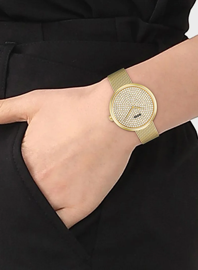 BOSS Ionic Thin Gold Plated 1 Steel Analog Watch