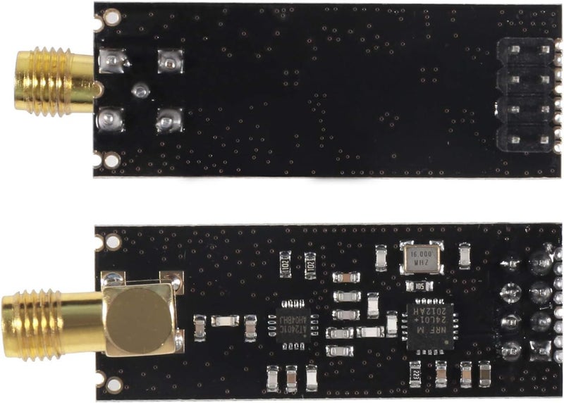 Atnsinc 2Pcs NRF24L01+PA+LNA RF Wireless Transceiver Module with SMA Antenna 2.4G 1100m & Wireless Module with Breakout Adapter On-Board 3.3V Regulator - Image 3