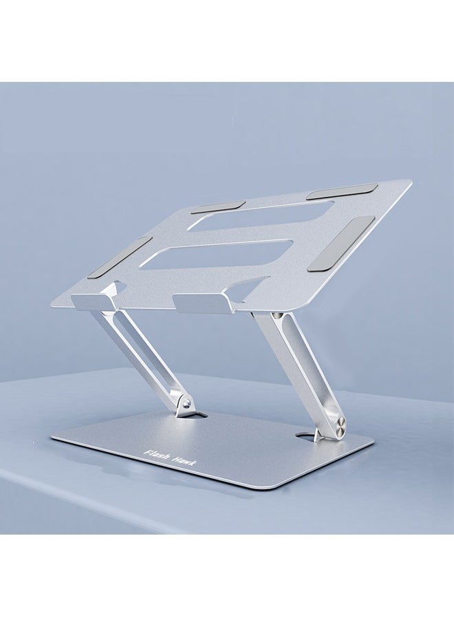 FlashHawk Aluminum Alloy Height Adjustable Laptop Stand Tablet Holder for Tablet under 17.3 inch  - Image 1