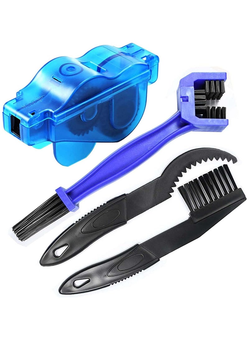 Bike Chain Cleaner, 4 Pack Bike Cleaning Kit, Portable Bike Chain Scrubber and Chain Brush, Bicycle Cleaning Brush Tool for Cycling, Mountain Bike, Road Bike, BMX  - Image 4