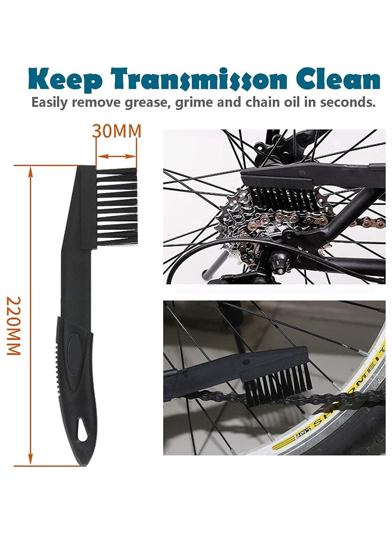 Bike Chain Cleaner, 4 Pack Bike Cleaning Kit, Portable Bike Chain Scrubber and Chain Brush, Bicycle Cleaning Brush Tool for Cycling, Mountain Bike, Road Bike, BMX  - Image 3