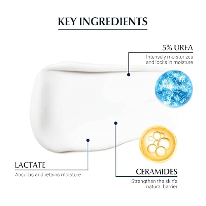 Eucerin Replenishing Skin Relief Face Cream (with 5% Urea) (50ml, Dermatalogical Skincare, Fragrance Free) by Eucerin - Image 3