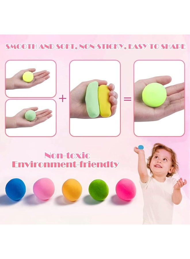 36 ألوان الهواء الجاف النمذجة الطين ، سوبر ضوء الطين السحري مع الأدوات ، آمنة وغير سامة ، هدية مثالية للأطفال - Image 3