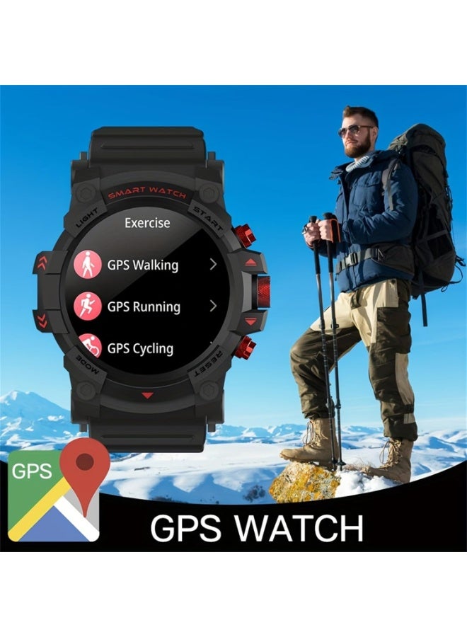 PEJE 1.39” Watch For Men,Smart Watch For Men with GPS,1ATM Waterproof Bluetooth calling Smart Watch,120+ Sport Modes, with SpO2/Heart Rate/Sleep Monitor,Smartwatch Compatible Android iOS (Beige) - Image 2