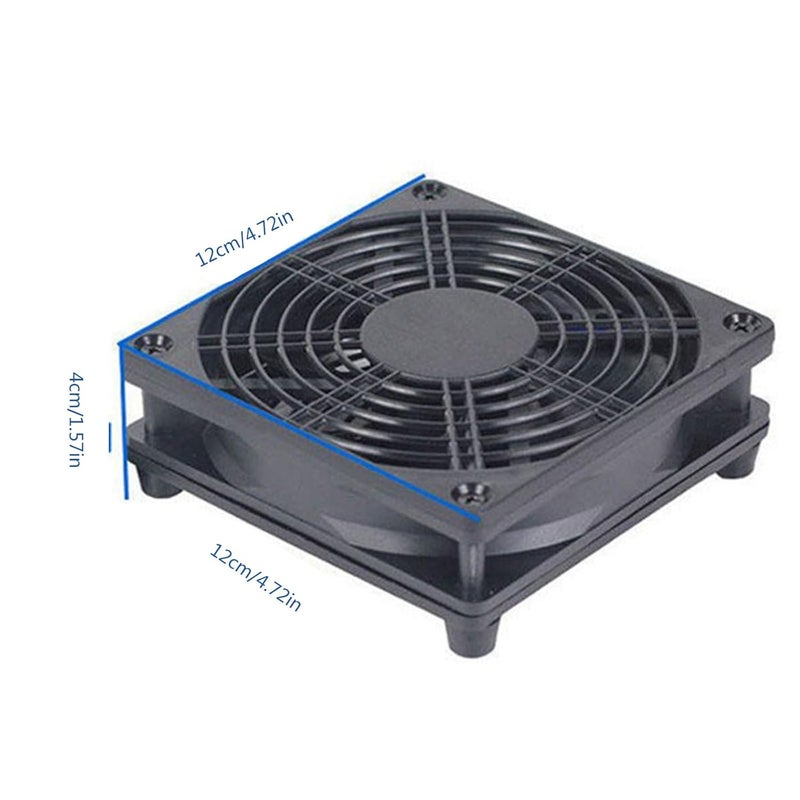 Multi Use 120mm USB Powered Fan for Enhanced Cooling of Routers, Servers, Workstations, and Gaming Laptop Stands Video Equipment Fan - Image 4