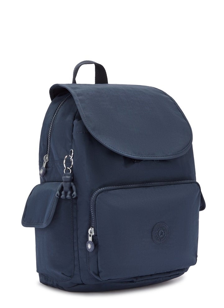 kipling - Basic City Pack Medium Backpack Blue Bleu 2 - Image 1