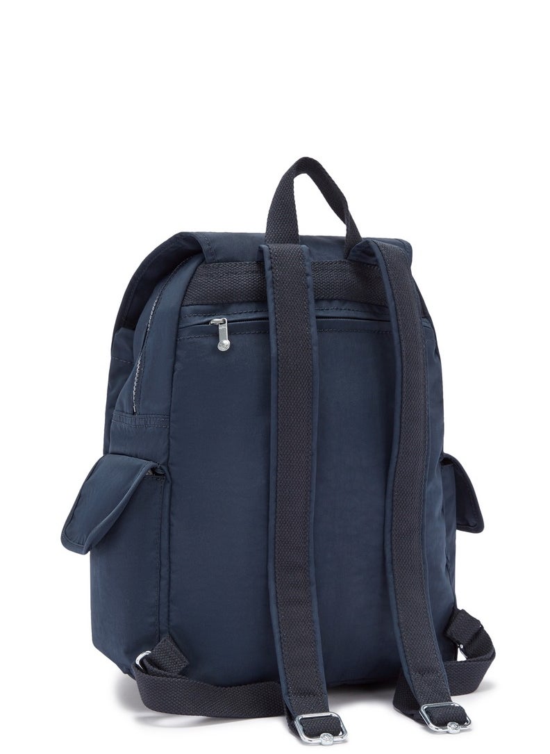 kipling - Basic City Pack Medium Backpack Blue Bleu 2 - Image 1