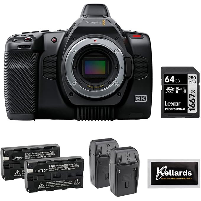 Blackmagic Design Blackmagic Design Pocket Cinema Camera 6k G2 64GB ZC11BA08D839EB4800090Z
