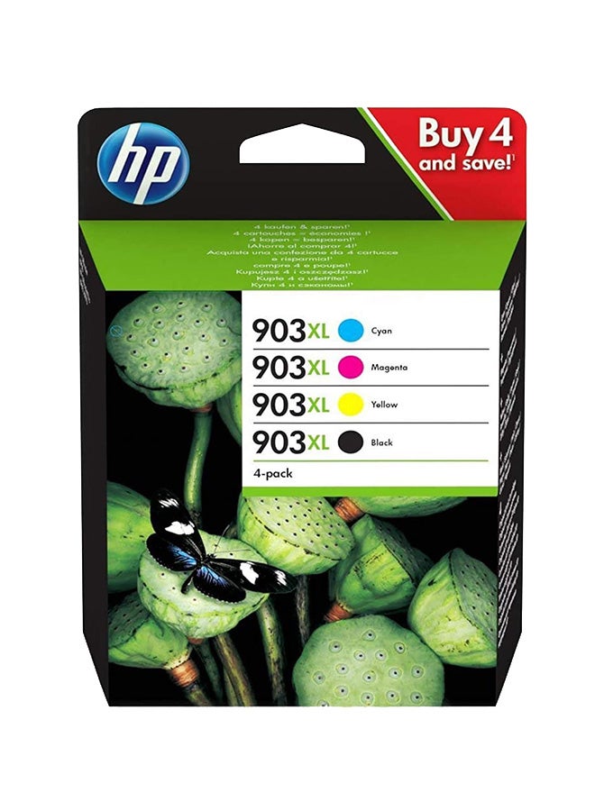 HP مجموعة متعددة من خراطيش الحبر الأصلية عالية الإنتاجية 3HZ51AE 903XL - Image 1