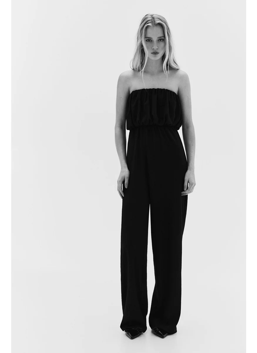 H&M Ribbed Bandeau Jumpsuit