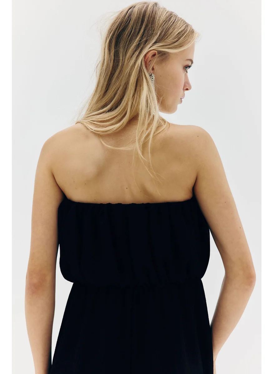 H&M Ribbed Bandeau Jumpsuit