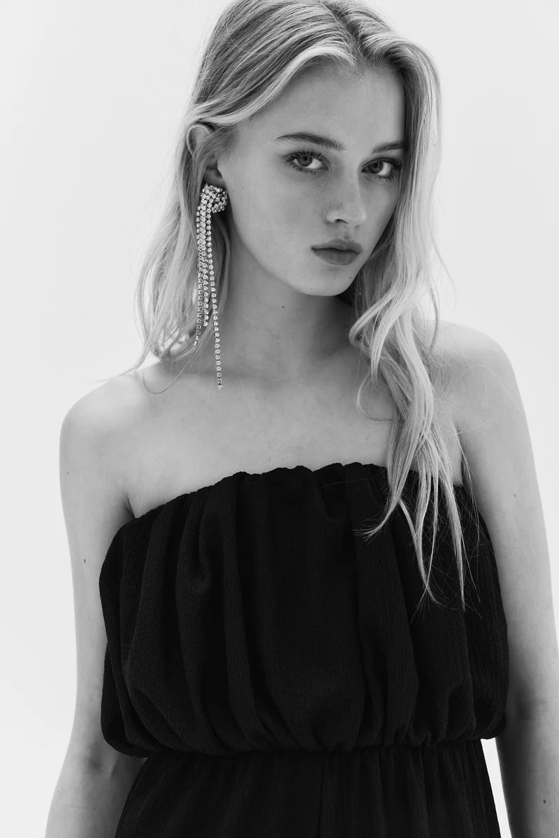 H&M Ribbed Bandeau Jumpsuit