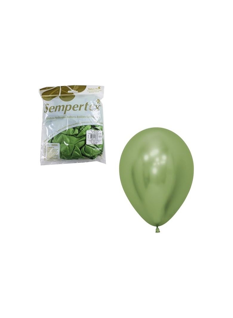 Sempertex Lime Green Balloons 50PCS/BAG Premium Latex Bright Lime Green Color Perfect for Birthdays Weddings Baby Showers Parties Celebrations Easy to Inflate Long-Lasting Eco-Friendly Décor - Image 3