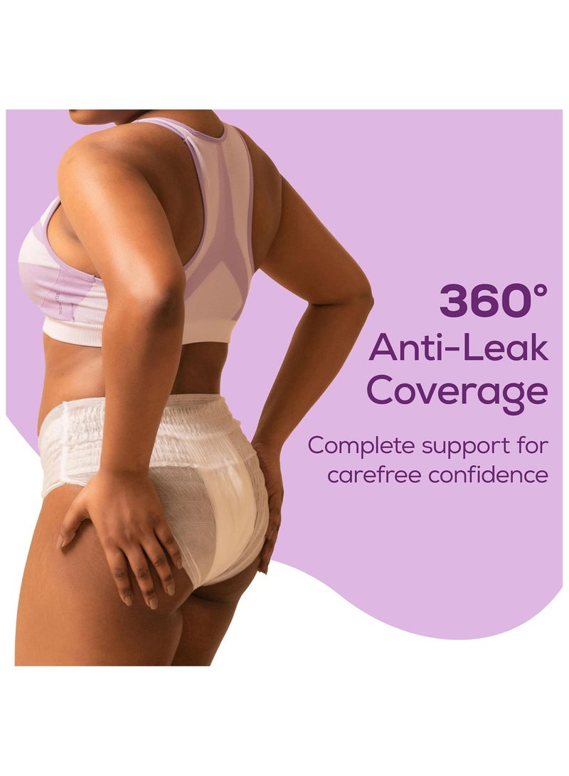 Evereve Period Panties Medium - Large (60-100cm) 10 Pieces | 360° Leak Proof | Sanitary Napkin, Maternity Pad, Postpartum Pad, Disposable Panty  | High Absorbency Upto 12 Hours Protection for Heavy Flow | Snug Fit - Image 3