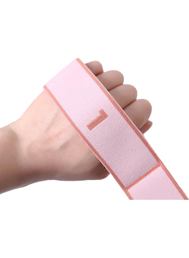 Dweck Dance Yoga Elastic Band For Children And Adults, Stretch Pull Digital Segmented Training Resistance Band With 12 Levels Pink - Image 2