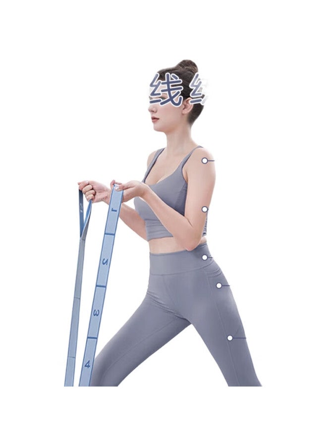 Dweck Dance Yoga Elastic Band For Children And Adults, Stretch Pull Digital Segmented Training Resistance Band With 12 Levels Pink - Image 3