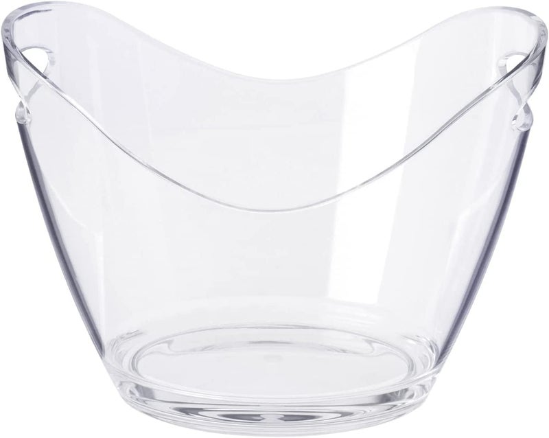 NJ OVERSEAS Ice Buckets For Parties - Clear Beer Bucket Tub, Ice Bucket For Beer, Ice Bucket, Wine Bucket, Beer Bucket For Party, For Bar And Home Party : 1 Pc. - Image 3