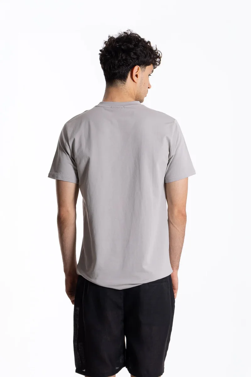 SHAPES COTTON BLEND PRINTED T-SHIRT