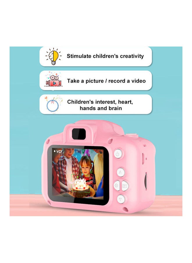 Loquat Mini Children LCD 2-Inch HD Digital Camera Video Photo Recorder Kids Toy Gift Pink  - Image 5