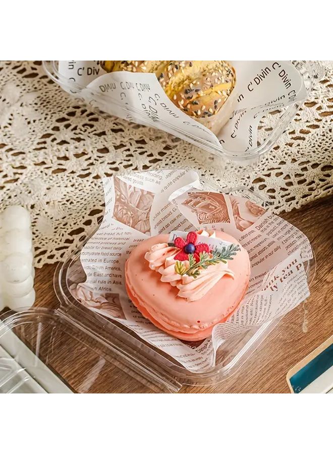 Baked Bread Oil Proof Paper 100 Sheets Pack For Kitchen Baking Burgers And Picnic - Image 1