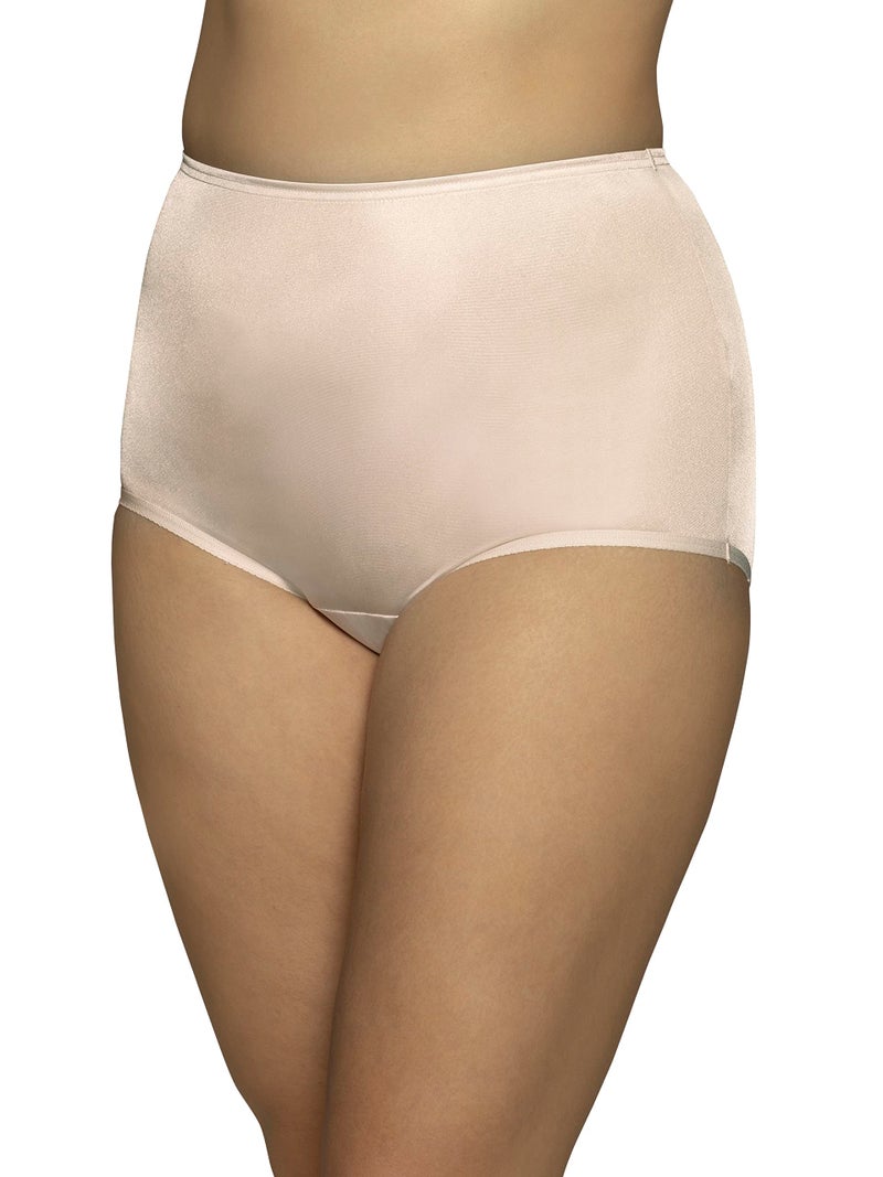 Vanity Fair Women's Perfectly Yours Ravissant Premium Tailored Nylon Brief #15712 Extra Large, Fawn, 10 - Image 4
