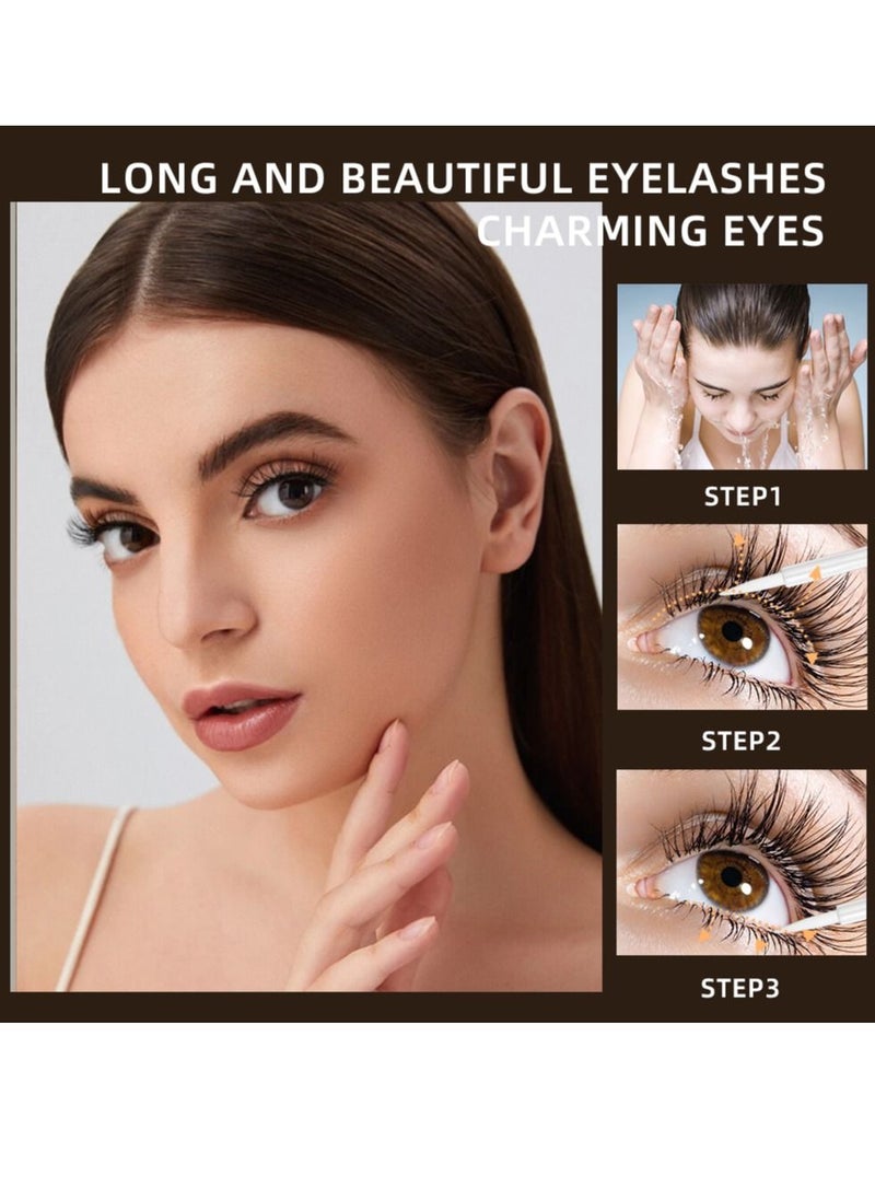 QiBest - Advanced Eyelash Growth Serum Fuller and Longer Looking Eyelashes Lash Enhancing Serum for Natural Lashes or Lash Extensions Natural Lash Serum - Image 1