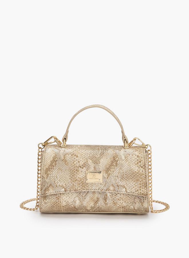 Flora Bella By Shoexpress Flora Bella Textured Crossbody Bag with Detachable Strap Ramadan Collection - Image 1